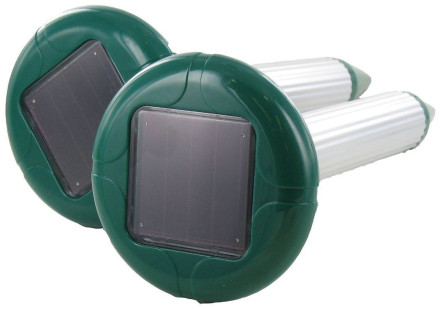 Комплект из 2 отпугивателей кротов на солнечной батарее "Weitech-WK2015"
